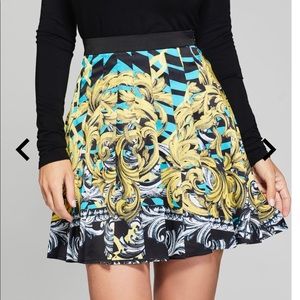 BLUE LAGOON PLEATED SKIRT